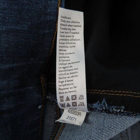 Spanx Womens Small Distressed Ankle Skinny Jeans 20203R Medium Blue Wash Denim - Picture 9 of 11